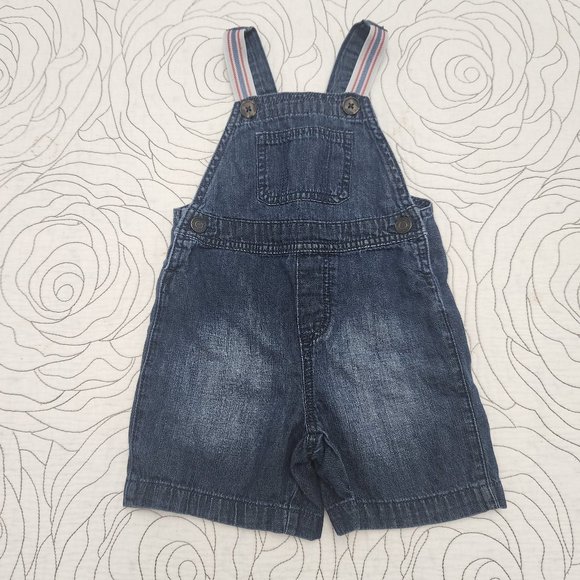 FREE W/ BUNDLE [2T] Denim Short Overalls - Picture 1 of 7
